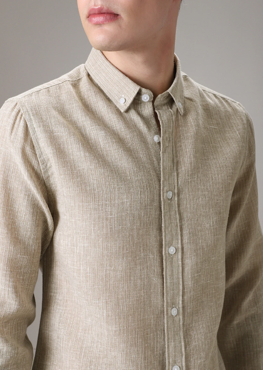 Beige Linen shirt