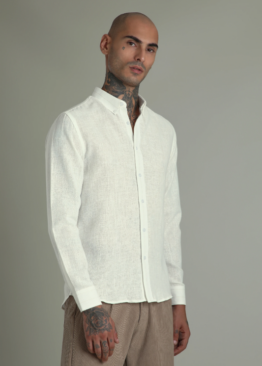 Off-White Linen Shirt